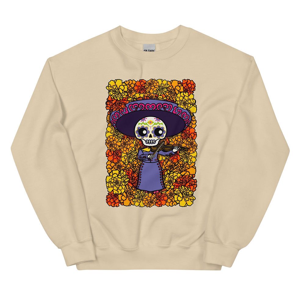 Thumbnail: Mariachi Catrina Unisex Sweatshirt