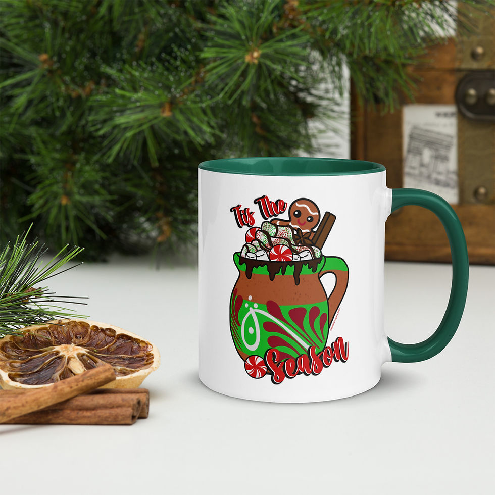 Thumbnail: Tis the Season for Hot Cocoa Mug with Color Inside