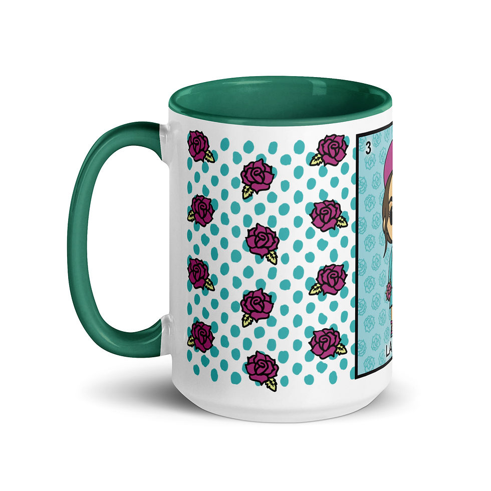 Thumbnail: La Dama Mug with Color Inside