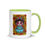 Thumbnail: Folkorico Catrina Mug with Color Inside