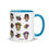 Thumbnail: Munecitas Mug with Color Inside