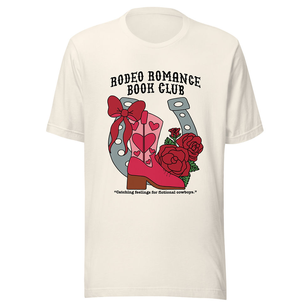 Thumbnail: Rodeo Romance Book Club Unisex t-shirt