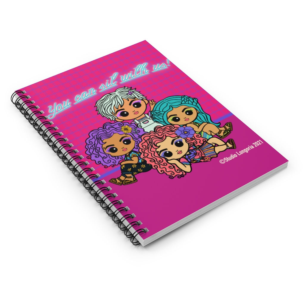 You can sit with us Spiral Notebook - Ruled Line