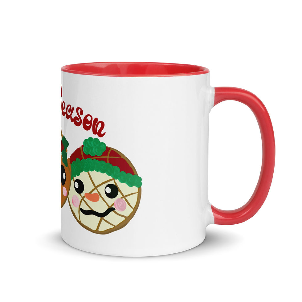 Thumbnail: 'Tis the Season for conchas Mug with Color Inside
