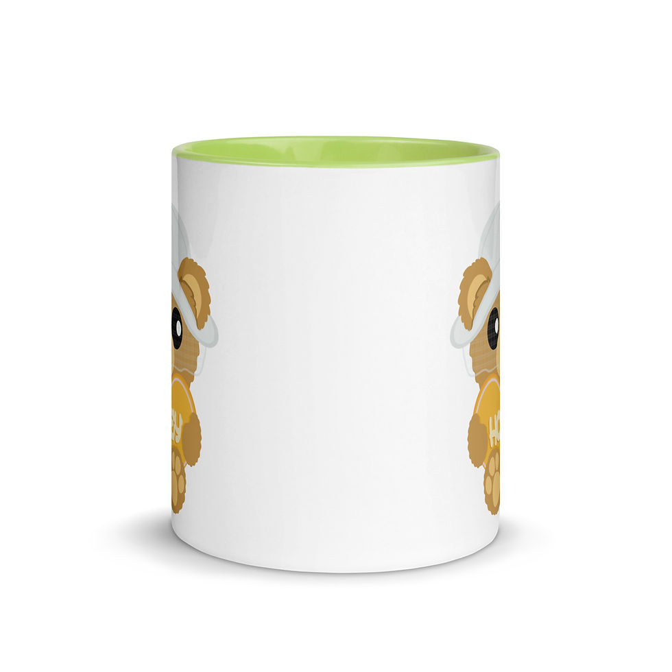 Thumbnail: Sweetheart Bear Honey Mug with Color Inside