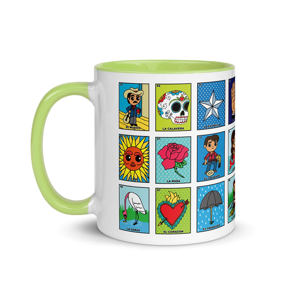 Thumbnail: Loteria Mug with Color Inside