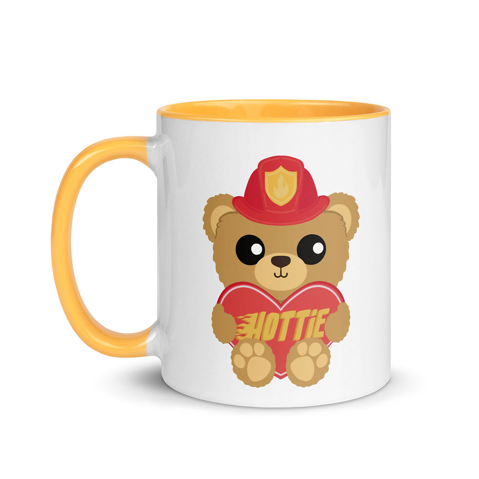 Thumbnail: Sweetheart Bear Hottie Mug with Color Inside