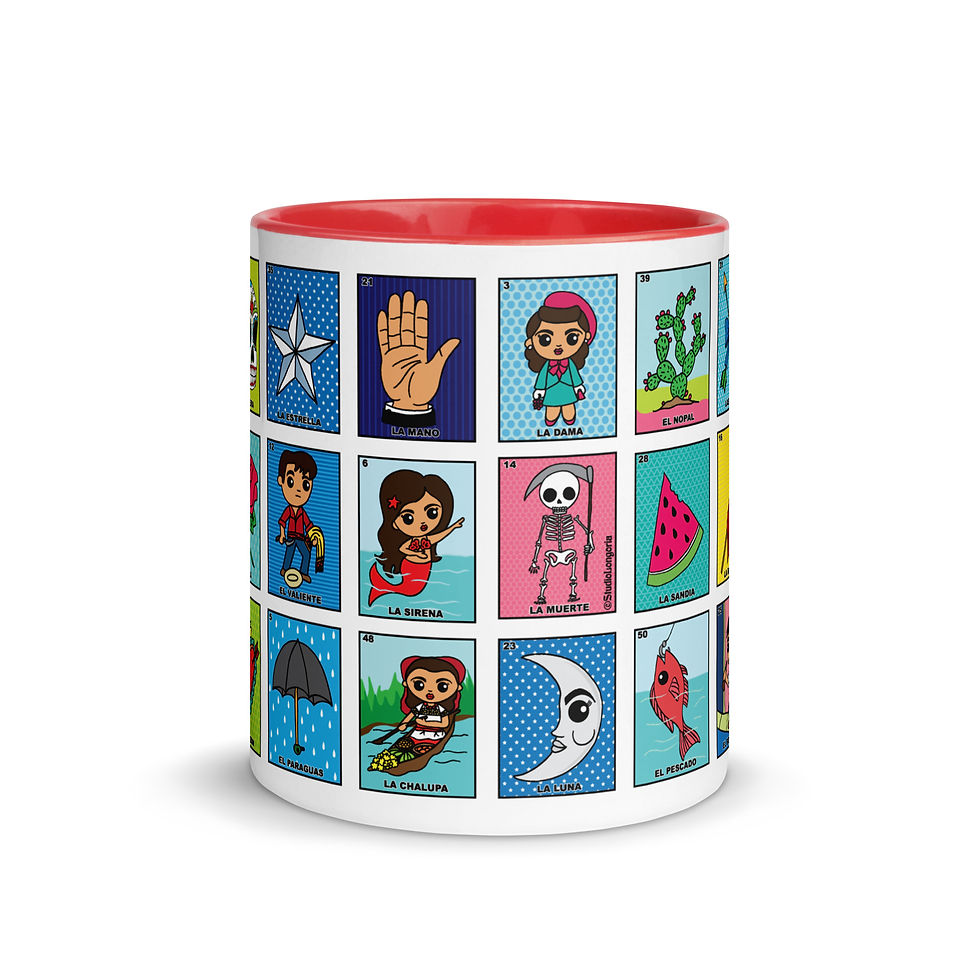 Thumbnail: Loteria Mug with Color Inside
