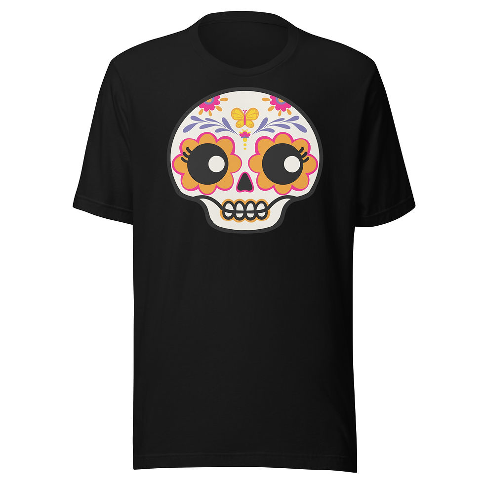Mariposa Calavera Unisex t-shirt