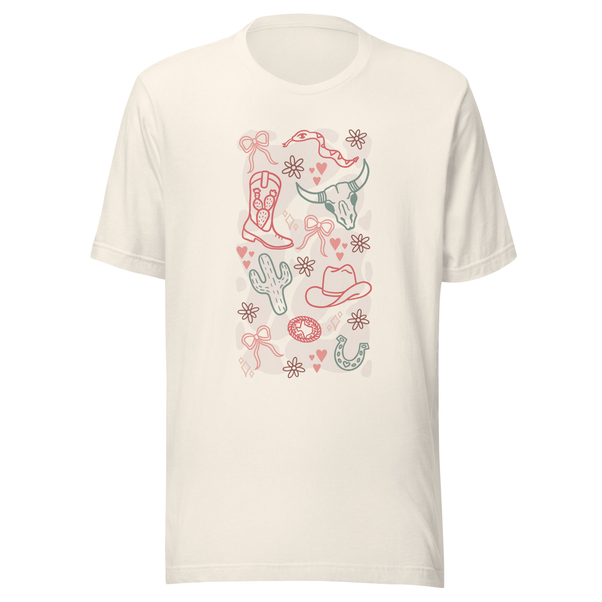 Howdy Cowgirl Desert Unisex t-shirt