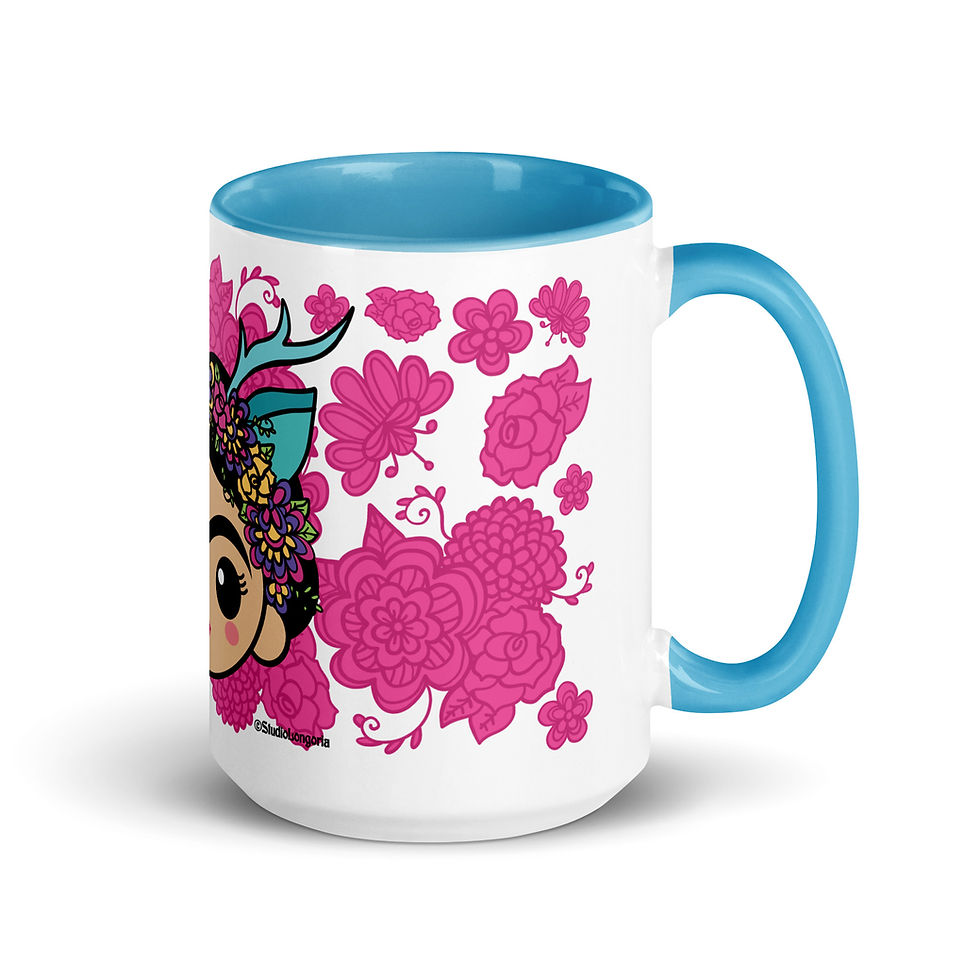 Thumbnail: Frida Azul Mug with Color Inside