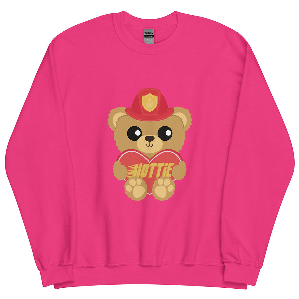 Thumbnail: Sweetheart Bear Hottie Unisex Sweatshirt