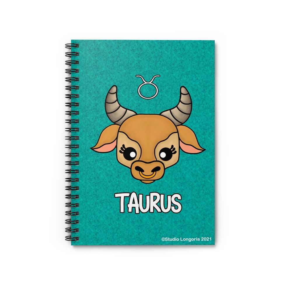 Thumbnail: Taurus Spiral Notebook - Ruled Line