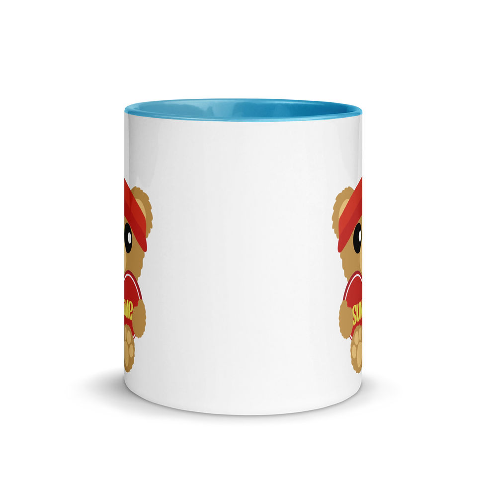 Thumbnail: Sweetheart Bear Sunshine Mug with Color Inside