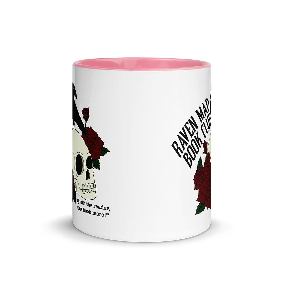 Thumbnail: Raven Mad Book Club Mug with Color Inside