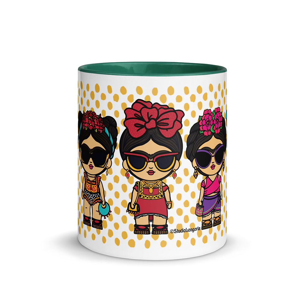 Thumbnail: Fashion Fridas Mug with Color Inside