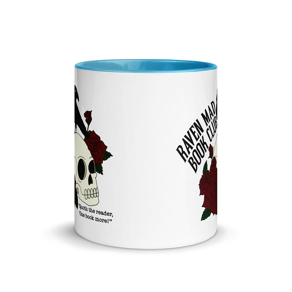 Thumbnail: Raven Mad Book Club Mug with Color Inside