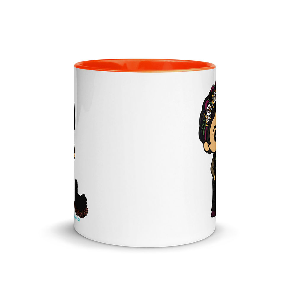 Thumbnail: La Brujita Egg Mug with Color Inside