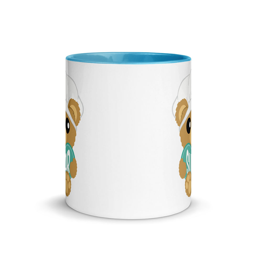 Thumbnail: Sweetheart Bear Sugar Mug with Color Inside