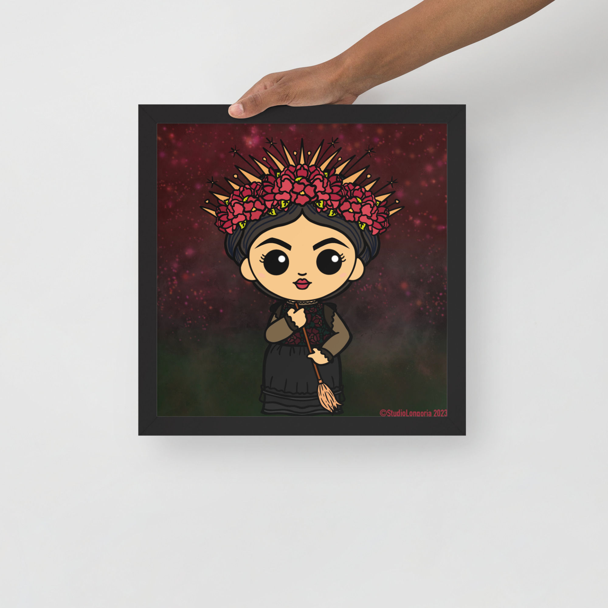 La Brujita Framed poster