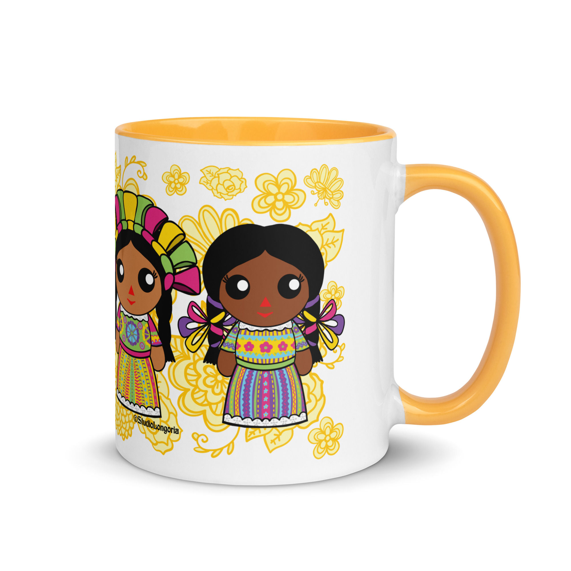 Munecas Mug with Color Inside