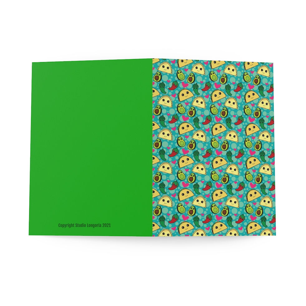 Thumbnail: Taco Party Greeting Cards (8 pcs)