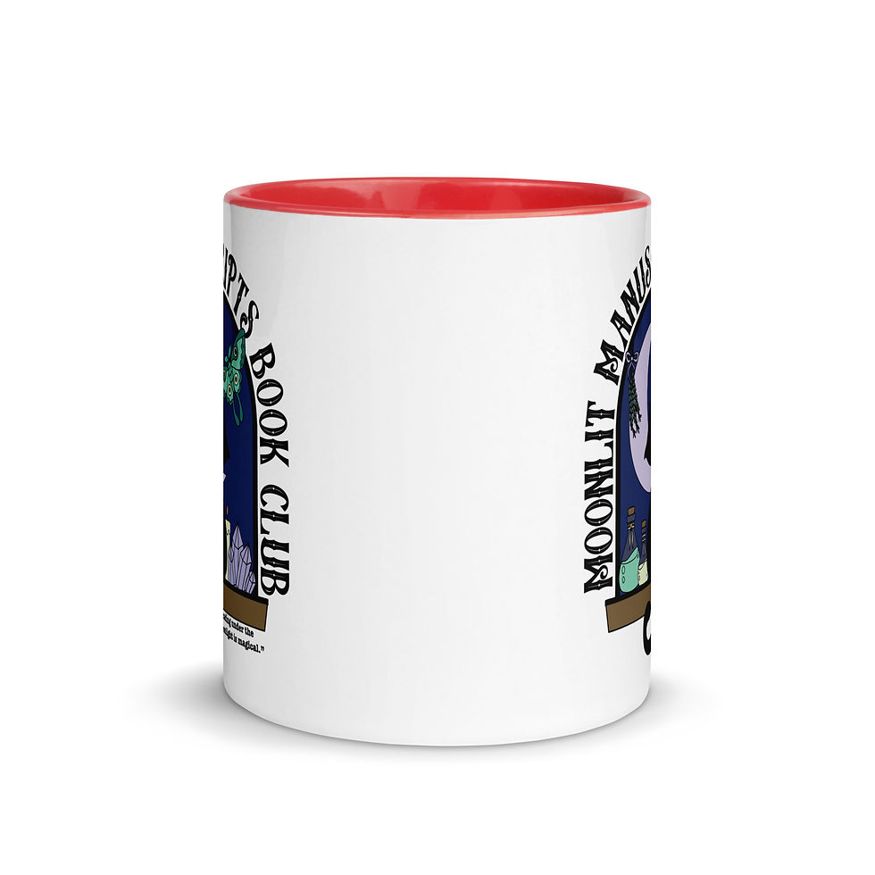 Thumbnail: Moonlit Manuscripts Book Club Mug with Color Inside