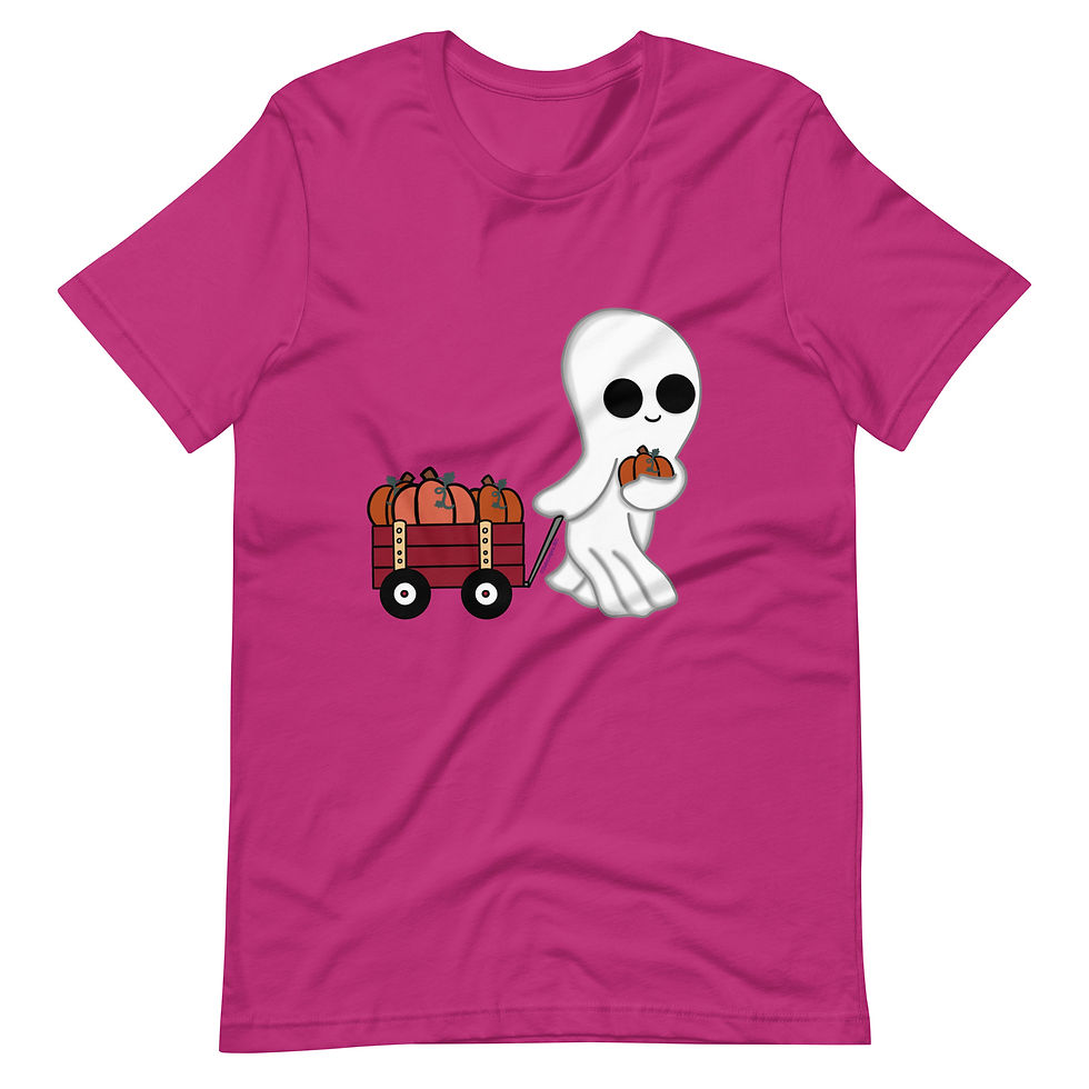 Thumbnail: Ghosty Pumpkin Patch Unisex t-shirt