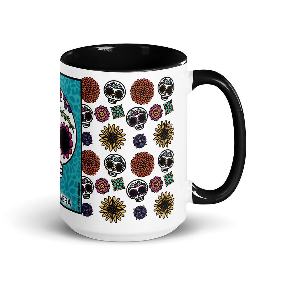Thumbnail: La Calavera Mug with Color Inside