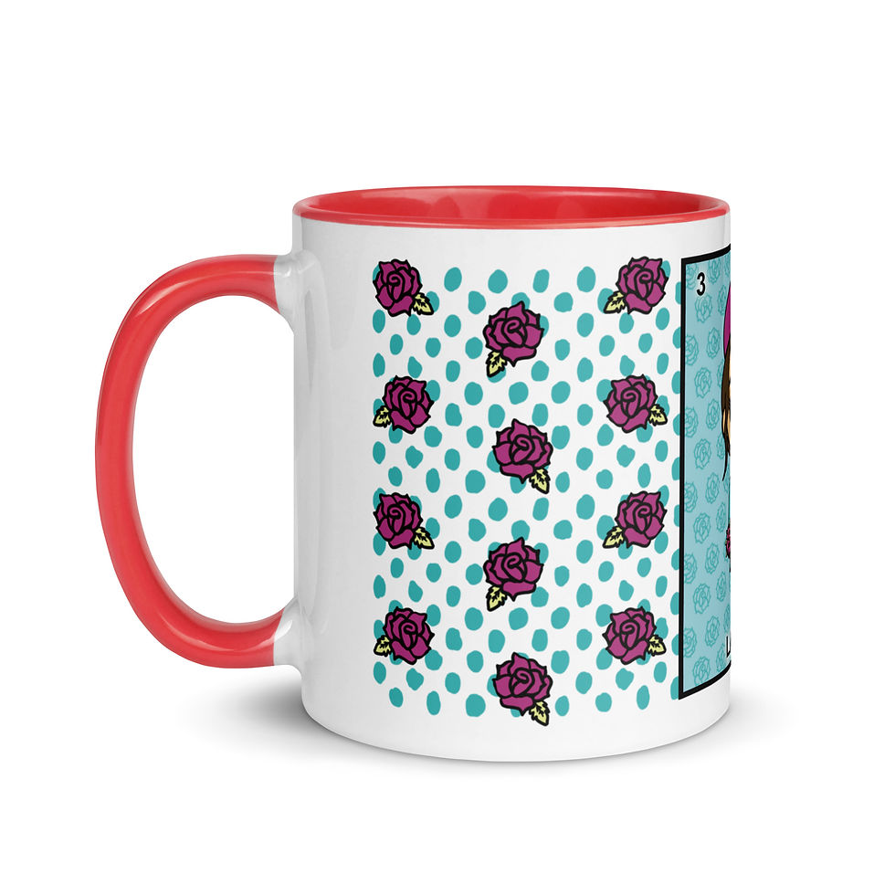 Thumbnail: La Dama Mug with Color Inside