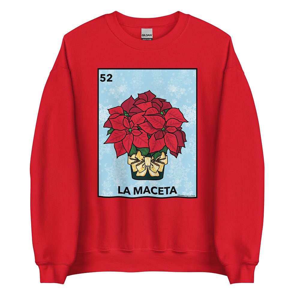 Thumbnail: Christmas La Maceta Unisex Sweatshirt
