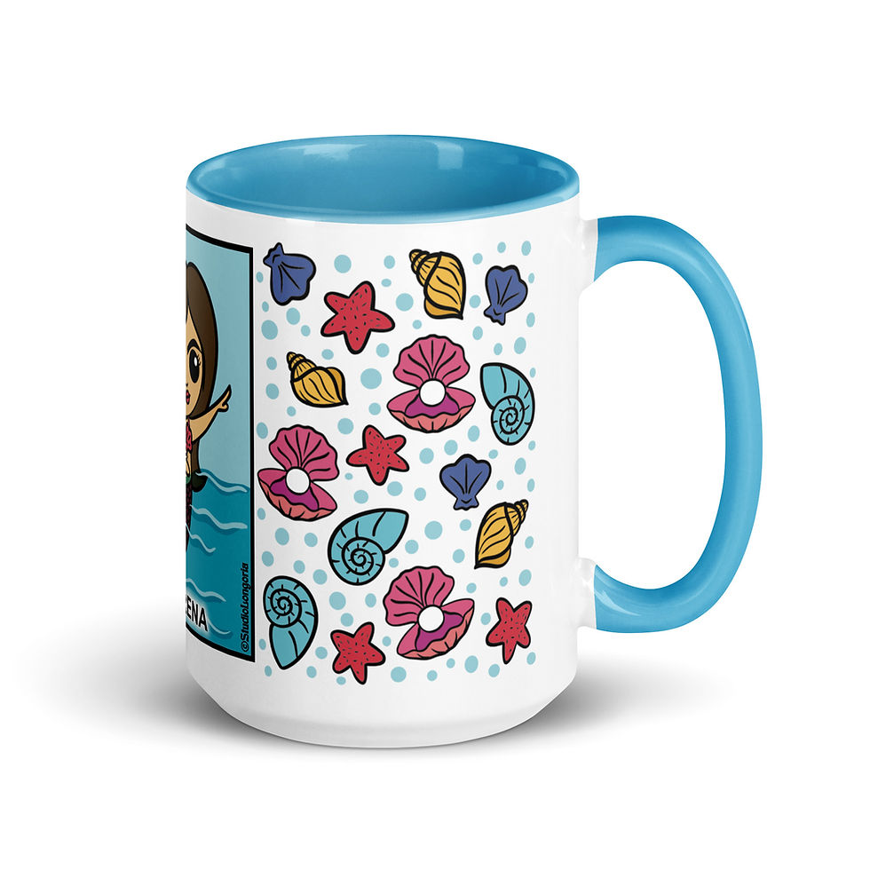 Thumbnail: La Sirena Mug with Color Inside