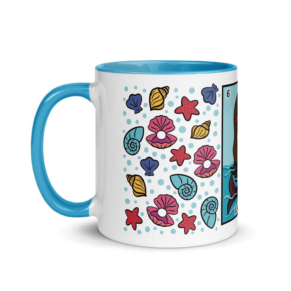 Thumbnail: La Sirena Mug with Color Inside