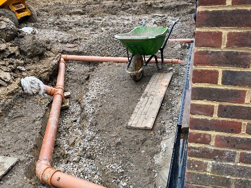Large garden drainage - Cobham - image 12