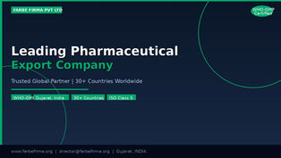 Leading Pharmaceutical Export Company: Powering Global Healthcare from Gujarat