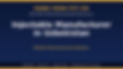Top Injectable Manufacturer in Uzbekistan – Reliable Pharmaceutical Solutions
