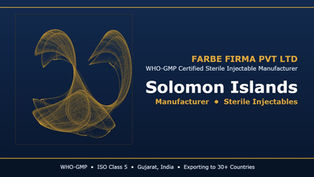 Top Injectable Manufacturer in Solomon Islands – Reliable Pharmaceutical Solutions