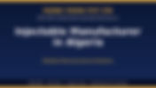 Top Injectable Manufacturer in Algeria – Reliable Pharmaceutical Solutions