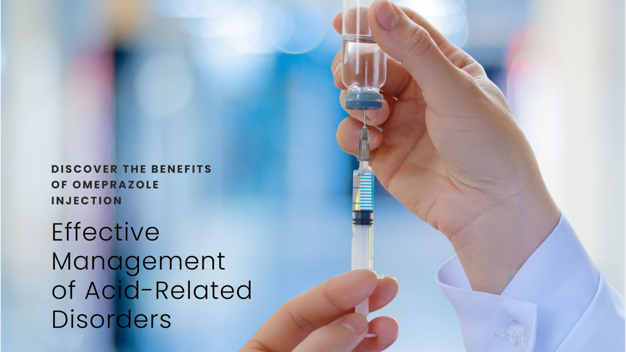 omeprazole and b12 injections Omeprazole Injection: Effective Management of Acid-Related Disorders