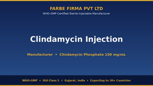 Por que a Farbe Firma é a principal fabricante de Injeção de Clindamicina