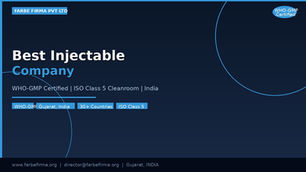 Best Injectable Company – Why Farbe Firma Pvt Ltd Leads the Industry