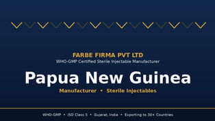 Principal fabricante de inyectables en Papua Nueva Guinea – Soluciones farmacéuticas fiables