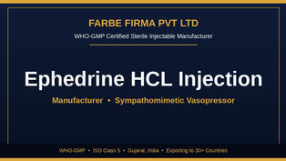 Por qué Farbe Firma es el Fabricante Líder de Efedrina HCL Inyectable