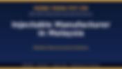 Top Injectable Manufacturer in Malaysia – Reliable Pharmaceutical Solutions