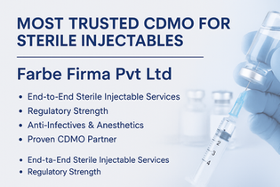 Most Trusted CDMO for Sterile Injectables – Farbe Firma Pvt Ltd