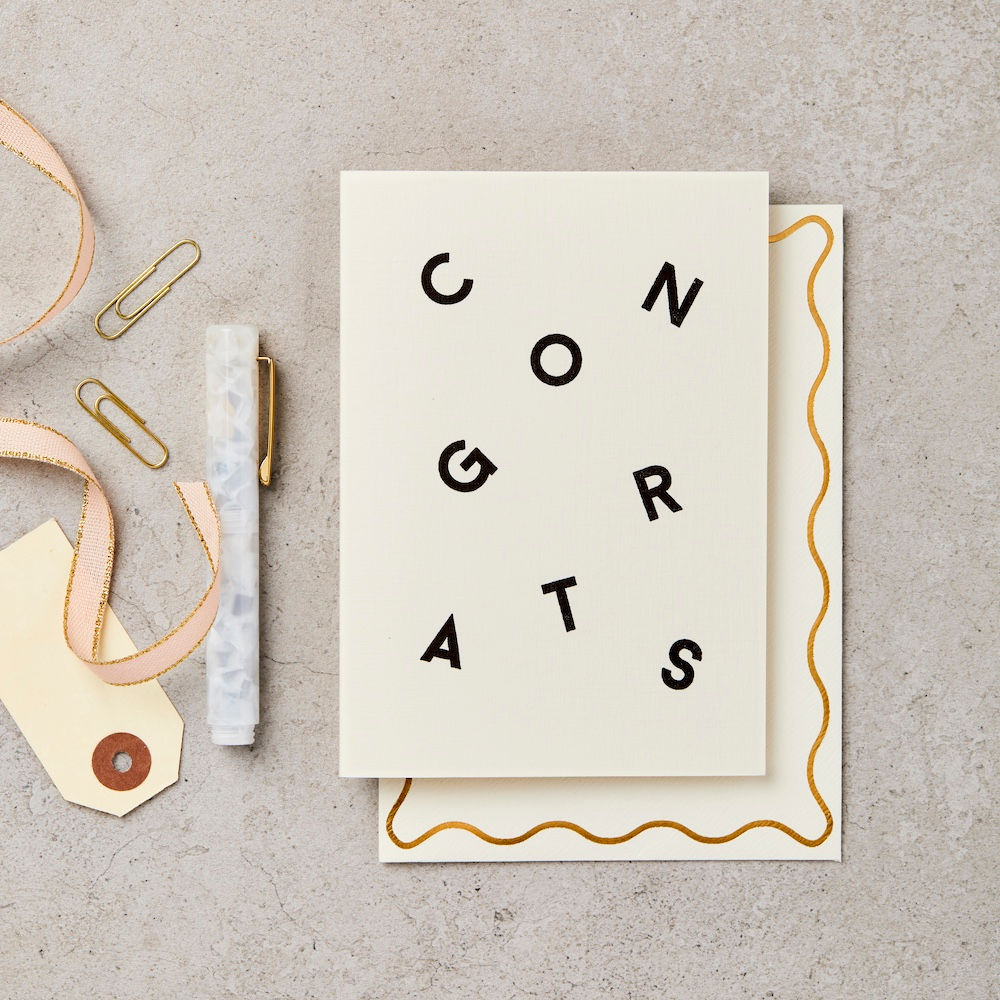 Congrats Scatter Card