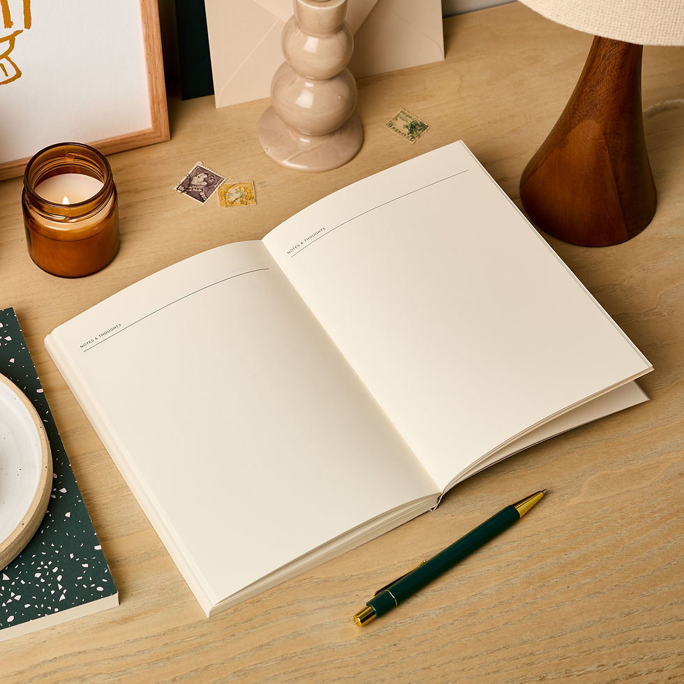 Thumbnail: Undated Layflat Weekly Planner Abstract Lines