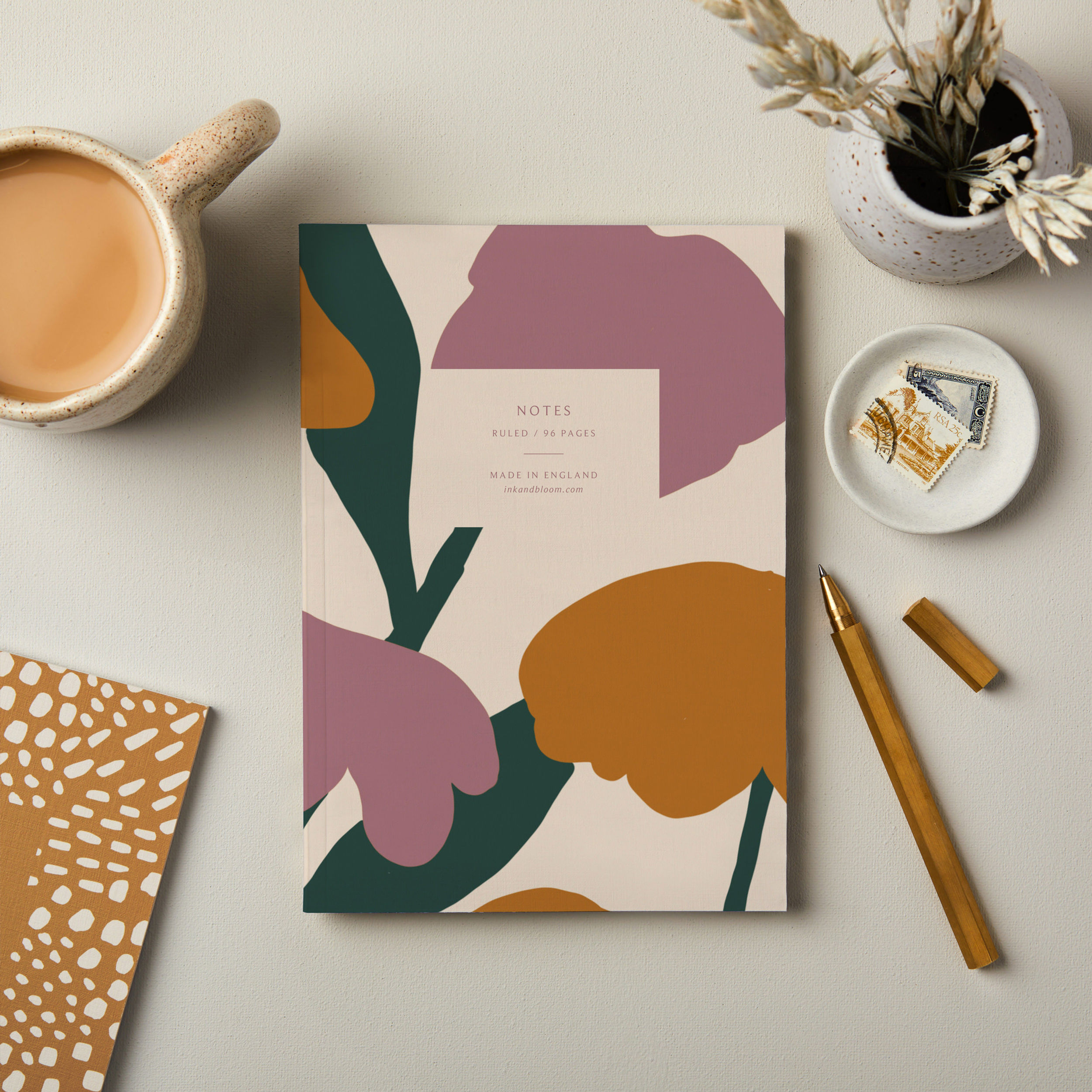 A5 Ruled Notebook Floral Bloom