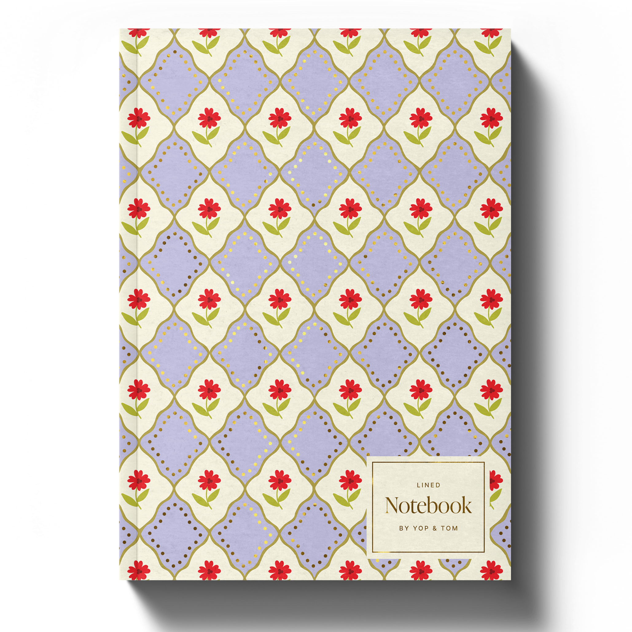 Luxe Pattern Notebook Lilac A5
