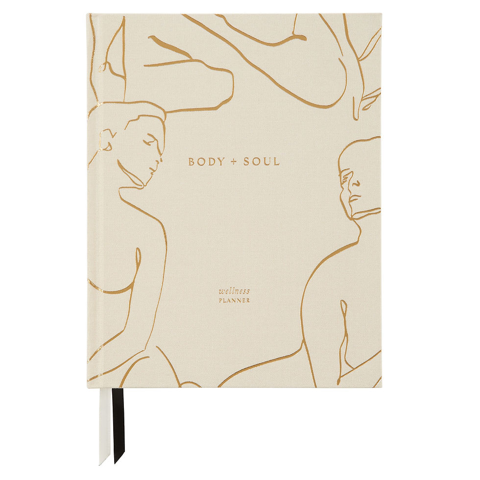 Thumbnail: Body + Soul Wellness Journal and Planner (Cloth)